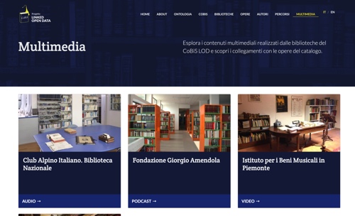 Il portale CoBiS LOD si rinnova con nuovi contenuti e strumenti di consultazione